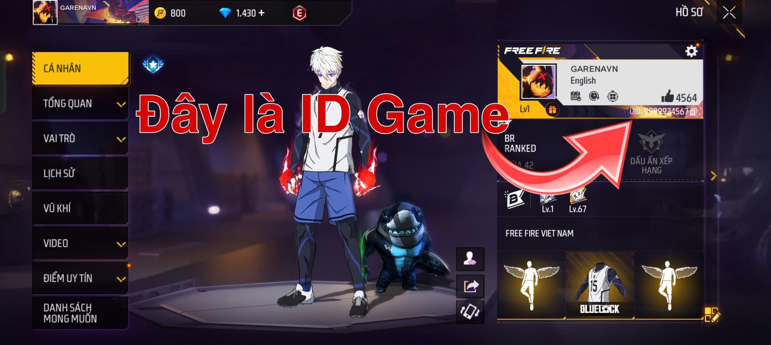 Hướng dẫn lấy UID Free Fire